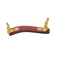 Kun Bravo 4/4 Violin Shoulder Rest - Maple with Brass Fittings and Bag