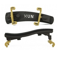 KUN 1/4 - 1/16 Violin Shoulder Rest Collapsible Made in Canada Black