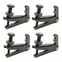 Wittner Stable-style Black  Fine Tuner for 3/4-4/4 Violin Set of 4