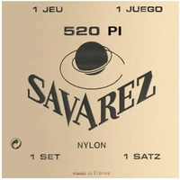 Savarez 520P1 Traditional Classical Guitar Strings, High Tension, Red Card
