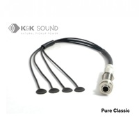 K&K PURE CLASSIC - 4-HEAD PASSIVE TRANSDUCER PICKUP