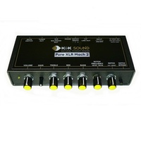 K&K Sound-Pure-XLR-Mach-2-Parametric-18-Volt-High-Power-Guitar-Preamp-EQ-DI