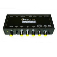  K&K Sound-Pure-XLR-Mach-2-Parametric-18-Volt-High-Power-Guitar-Preamp-EQ-DI