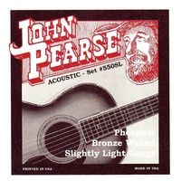 John Pearse 550SL Phosphor Bronze Acoustic Guitar Strings Slightly Light 11 - 50