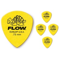 Dunlop Tortex Flow Standard Guitar Picks 558 Yellow 0.73 mm - 5 Picks