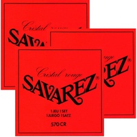 3 sets Savarez 570CR Cristal Soliste Classical Guitar Strings Normal Tension 570
