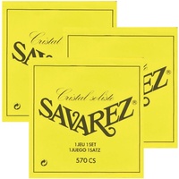 3 sets  Savarez 570CS Cristal Soliste Classical Guitar Strings High Tension 570