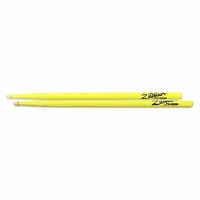 Zildjian 5A Acorn Neon Yellow Drumsticks - 1 Pair - wood Tip