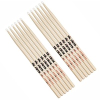 Vic Firth Classic American Hickory 5AN Nylon Tip Drum Sticks 6 Pairs Drumsticks
