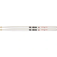 Vic Firth American Classic Drumsticks - 5A - Wood Tip - White Finish - 1 Pair