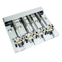 Hipshot 5K400N 4-String KickAss Bass Guitar Bridge, Nickel