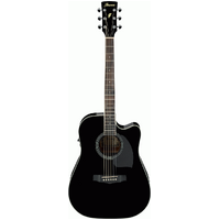 IBANEZ PF15ECE BK ACOUSTIC GUITAR