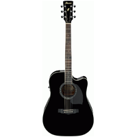 IBANEZ PF15ECE BK ACOUSTIC GUITAR