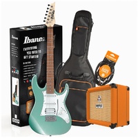 Ibanez RX40 Electric Guitar Pack w/ Orange Crush 12 Amp - Metallic Light Green