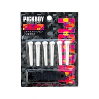 Pickboy Guitar Bridge Pin-Set Pickboy w/Pin Pry-White