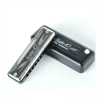 Tombo Harmonica Hope 10 hole Diatonic 6610 key of F#  -  Made in Japan