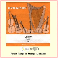 PYRAMID 664 Nylon CUATRO Strings Set Made in Germany A,D F#,B tuning