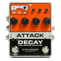 Electro-Harmonix Attack Decay Tape Reverse Simulator  Guitar Effects Pedal