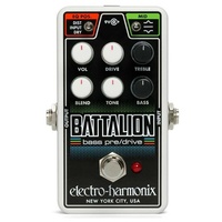 Electro-Harmonix Nano Battalion Bass Preamp & Overdrive Effects Pedal