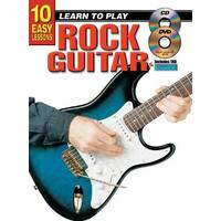 Learn to Play 10 Easy Lessons Learn To Play Rock Guitar Book/CD/DVD