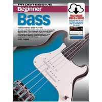 Learn to Play Progressive Beginner Bass Book/Online Video & Audio
