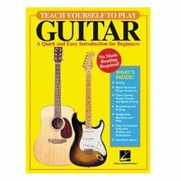Hal Leonard Teach Yourself to Play Guitar Book HL00695786