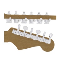 Hipshot Guitar Tuner Upgrade Kit for 6 Inline Headstocks - Left Handed Guitar