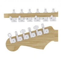 Hipshot 6K1FEL0C Guitar Tuner kit 6 in Line - Fender Directfit Non Staggered