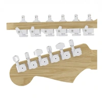 Hipshot 6K1FEL0C Guitar TunerS - 6 in Line - Fender Directfit Non Staggered