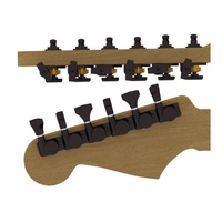 Hipshot 6K1GL0B-STAG Guitar Tuner Upgrade Kit, 6 Inline, Grip-Lock Open,