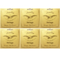 6 Packs Aquila 6u Soprano Ukulele Wound 4th Low G  Single String