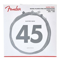 Fender 7250M Nickel Plated Steel Long Scale Bass Strings .045-.105 Medium