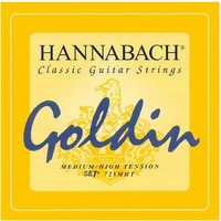 Hannabach Goldin 725 MHT Classical Guitar Strings, Full Set Made in Germany