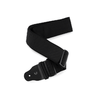 D'Addario Bass Guitar Strap w/ Internal Pad, Black, 3 inches wide