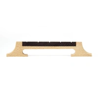 5-String Banjo Bridge Maple with Notched Ebony Top - Height 1/2"