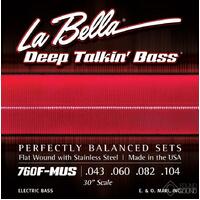 La Bella 760F-MUS Deep Talkin' Bass Flats For Mustang Basses