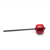 Danmar 778 Wooden RED - BLACK  Star  Bass Drum Beater