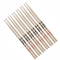 Vic Firth  Classic American Hickory 7AN Nylon Tip Drum Sticks 6 Pairs Drumsticks