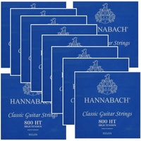 10 sets Hannabach Classical Set-Silv .E800HT Blue High Tension Set 800 HT x 10