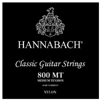 Hannabach Classical Guitar Strings Silver Plated Medium Tension , Full Set 