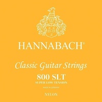 Hannabach Silver Plated 800SLT Classical Guitar Strings Set Super Low Tension