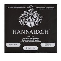 Hannabach Single String 800 Series Medium Clear Nylon E String 1st 8001