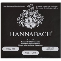 Hannabach Single 800 Series Medium Clear Nylon B String 2nd  8002