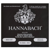 Hannabach Single 800 Series Medium Clear Nylon G String 3rd  8003