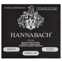 Hannabach Single 800 Series Medium Clear Nylon G String 3rd  8003