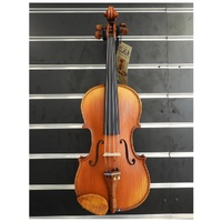 Gliga Violin 4/4 Genova 2 Outfit Antique Finish Pro Setup Ready to Play 