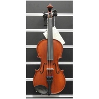 Gliga Violin 1/2 Gliga 2 Outfit Dark Antique Inc Bow & Case Made in Europe