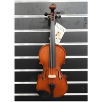 Gliga Violin 4/4 Gliga 1 Outfit Antique One Piece Back - Outfit