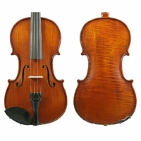 Gliga Violin 4/4 Gliga 1 Outfit Antique One Piece Back - Dark Antique