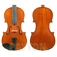 Gliga Violin 4/4 Gliga I Outfit Antique Finish Professionally Setup Inc Case & Bow